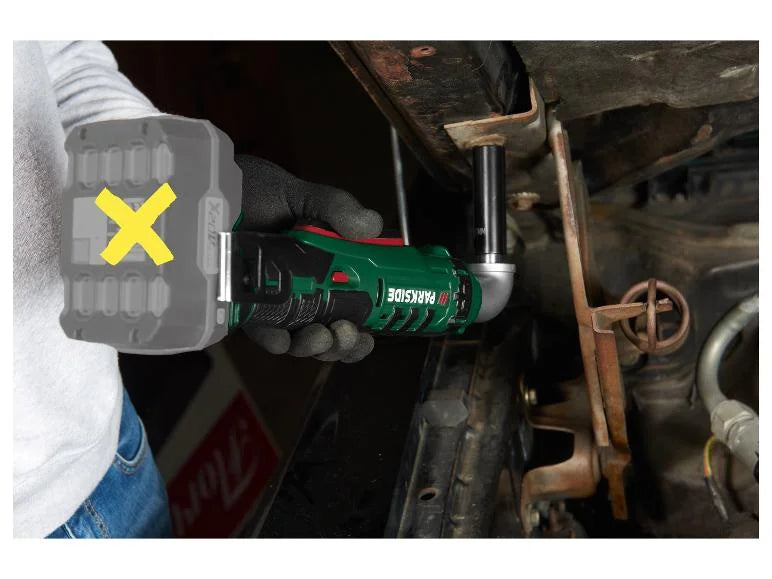 Visseuse d’angle à choc sans fil + 2 Batteries, 20 V